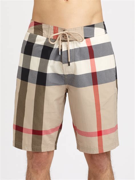 mens burberry swim trunks|burberry bathing suits men.